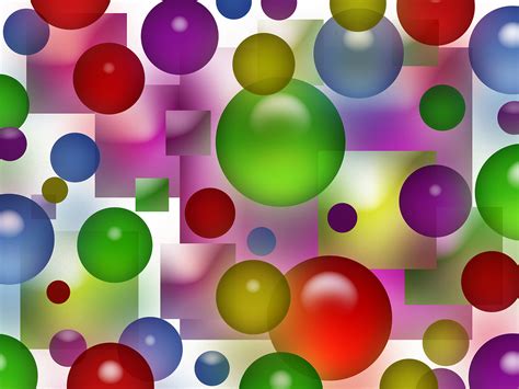 Colorful Bubbles Squares Background Free Stock Photo Public Domain