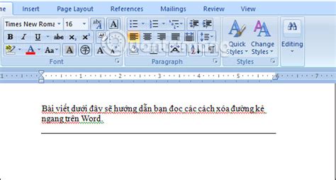 How To Delete Horizontal Lines In Word