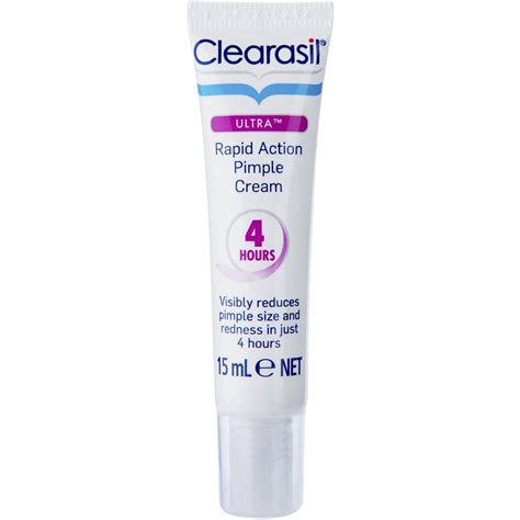 Clearasil Ultra Acne Treatment 4hr Rapid Action Pimple Cream 15g