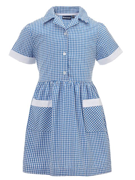 Colfes School Girls Junior Summer Dress Bluewhite At