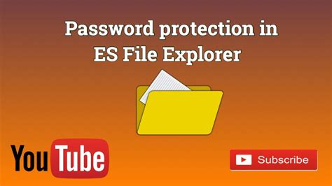 Es File Explorer Tutorial How To Password Protect Es File Explorer