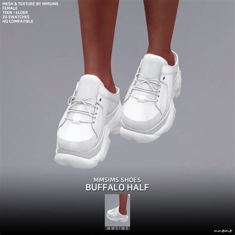 Mmsims Af Buffalo Sneakers Half Mmsims Sims 4 Cc Shoes Sims 4 Sims