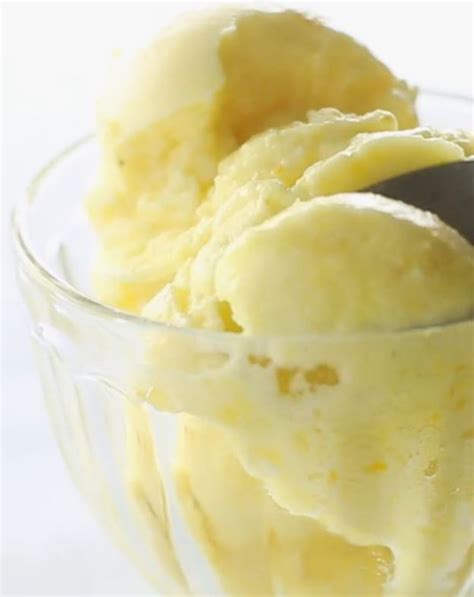 Homemade Pineapple Soft Serve Ice Cream 99easyrecipes