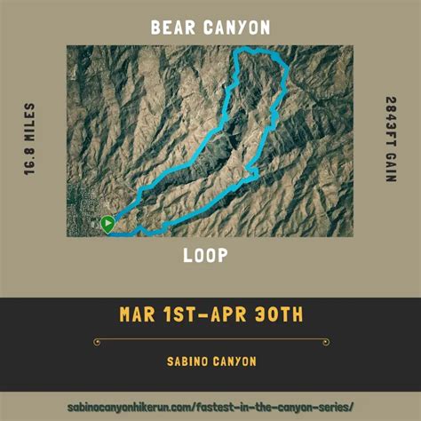 Fcs Bear Canyon Loop Sabino Canyon Hike And Run