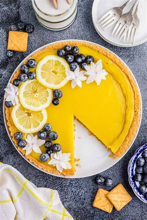 Lemon Tart Table For Two By Julie Chiou