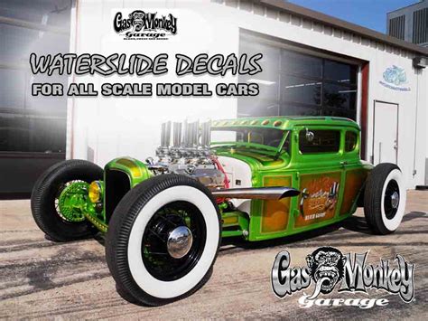 #gasmonkeygarage is your one stop for fast #cars and kickass builds restoring classic cars on #discovery's #fastnloud selling your classic car? Gas Monkey Garage Decals | My Custom Hot Wheels & Model Cars