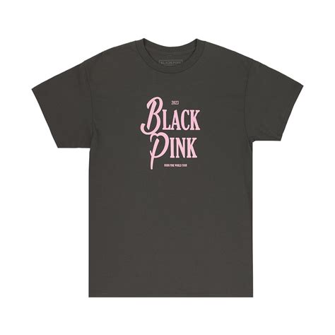 Black Pink 2023 Charcoal Encore T Shirt Blackpink Shop