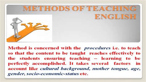 Methods Of Teaching English Youtube