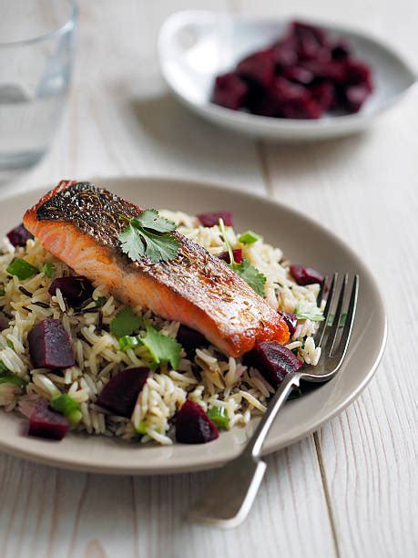 40 Salmon Rice Salad Stock Photos Pictures And Royalty Free Images Istock