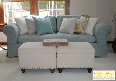 It's the perfect size and really comfy, it was just ugly. Cozy Cottage Slipcovers: Fresh New Look with Slipcovers