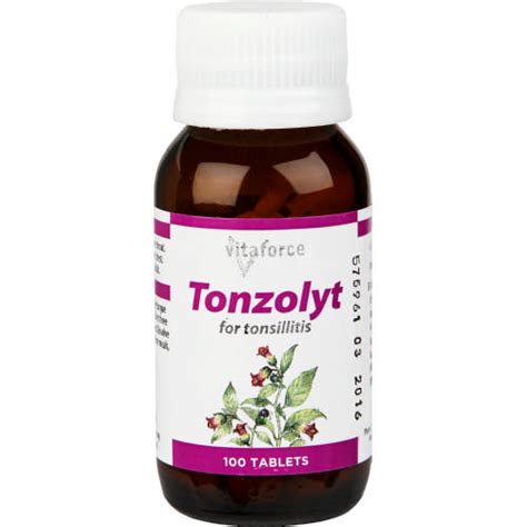 Vitaforce Tonzolyt For Tonsillitis 100 Tablets Clicks