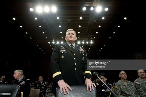 Us Army Chief Of Staff Gen Peter Schoomaker Prepares To Testify