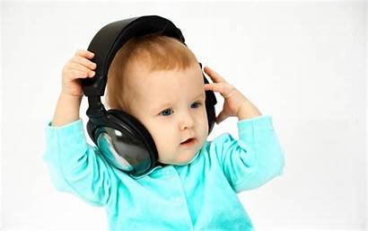 Wallpapers Babies Listening Funny