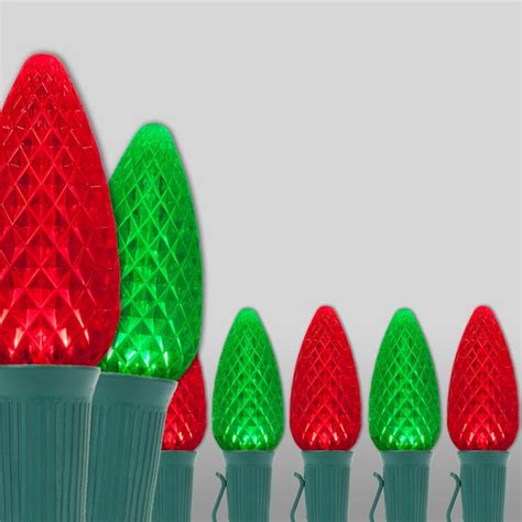 Christmas Lights C9 Red Green Opticore Commercial Led Christmas Lights