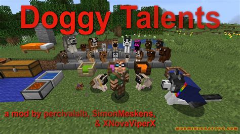 Doggy Talents Minecraft Mod