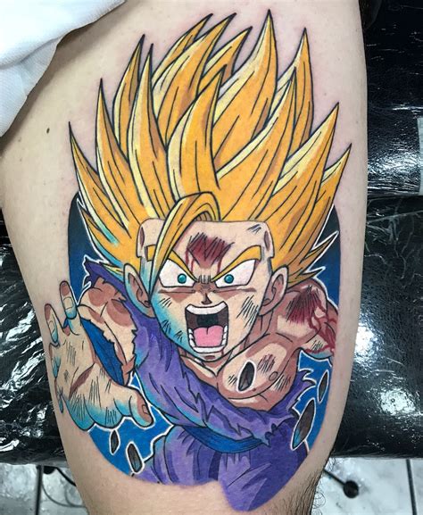 The biggest gallery of dragon ball z tattoos and sleeves, with a great character selection from goku to shenron and even the dragon balls themselves. Gohan tattoo #gohantattoos #gohan #dragonballtattoos | Dragon ball tattoo, Z tattoo, Tattoos