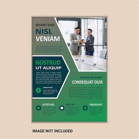Premium Vector The Corporate Business Flyer Template Is Simple And