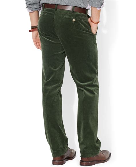 Polo Ralph Lauren Classic Fit Newport Corduroy Pants In Green For Men