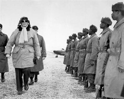 Photo General Of The Army Douglas Macarthur Inspecting Troops Of The