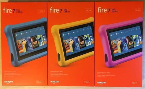 Details About New Amazon Fire 7 Kids Edition Tablet 7 Display 16gb Wi