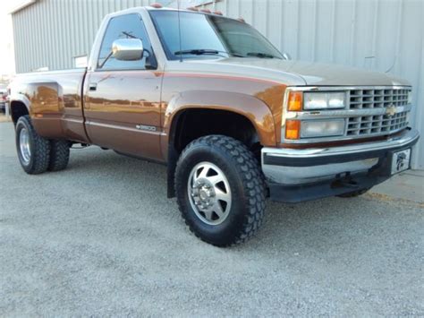 1990 Chevy 3500 Regular Cab Dually Fuel Injected 454 Big Block 4x4