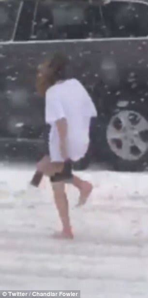 Woman Spotted Sneaking Home In West Virginia Snowstorm With No Pants
