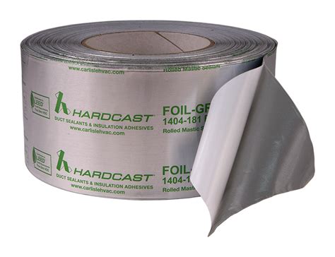 Hardcast Foil Grip 1404 Rolled Mastic — Duct Sealant On A Roll