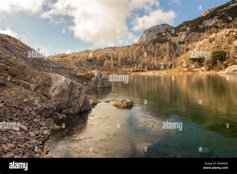 Biggest Lake At Triglav Lake Valley Stock Photo Alamy