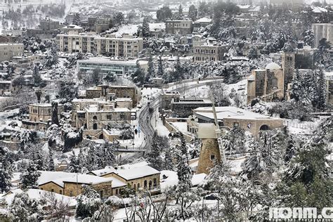 Snow In Jerusalem 2015 Jerusalem Paris Skyline City Photo Aerial