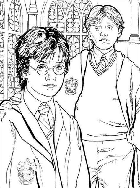 Ron Weasley Coloring Sheets Coloring Pages