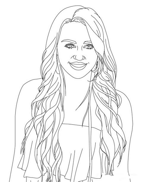 Wederson Bernardo Blog Desenhos Da Miley Cyrus Para Colorir