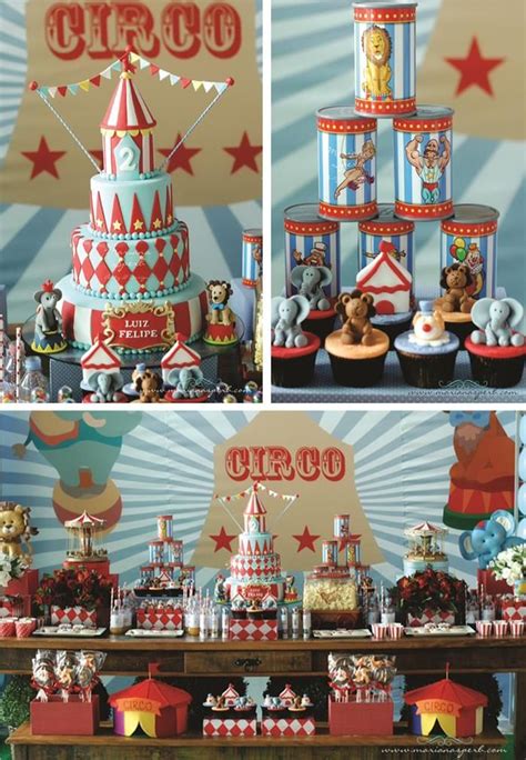 Vintage Circus Party Ideas Planning Idea Supplies Cake Decorations
