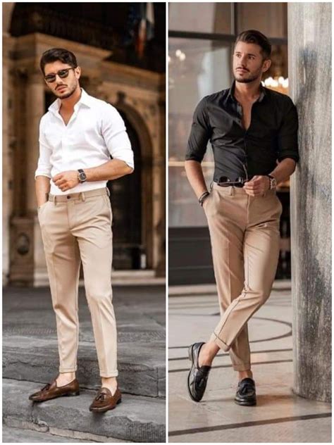 Beige Colour Combination Ideas For Men Men Fashion Casual Shirts Formal Shirts For Men Mens