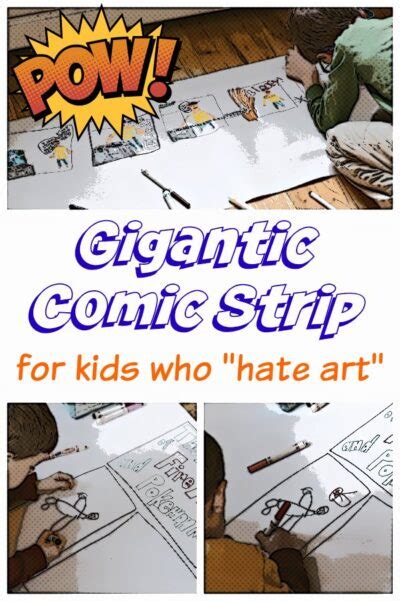 For Kids Who Hate Art Make Your Own Giant Comic Strip