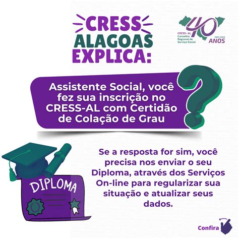 Cress Cress Alagoas Explica Como Regularizar A Pendência De Envio Do Diploma