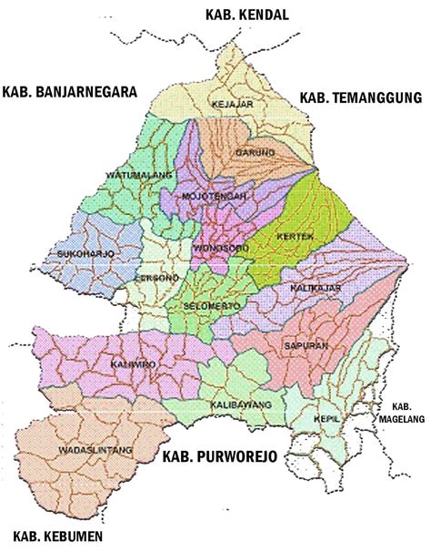 Nama Kecamatan Di Wonosobo Info Area