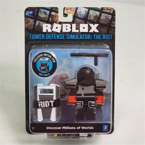 Roblox Tower Defense Simulator The Riot Figure With Exclusive Virtual