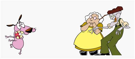 Courage The Cowardly Dog Grandpa Png Png Download Courage The