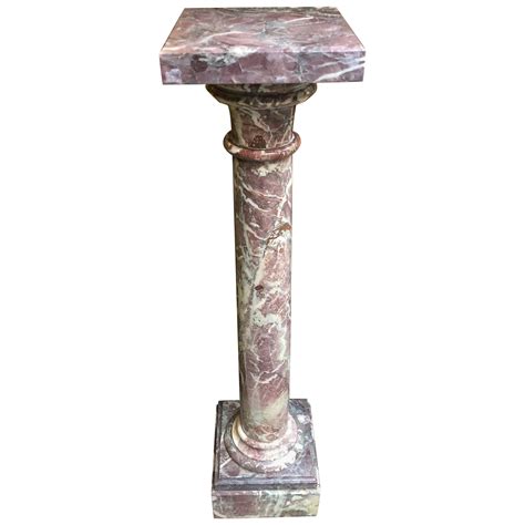 Early 19th Century Faux Marble Column At 1stdibs