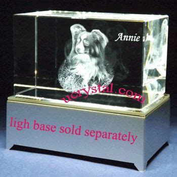 Rectangular Large Prism D Photo Crystal Cube For D Crystal Engraving