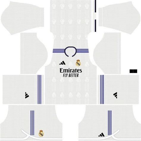 Kits Dream League Soccer Real Madrid Carma Cristal