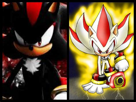 Super Sonic And Super Shadow Wallpapers Wallpaper Cave