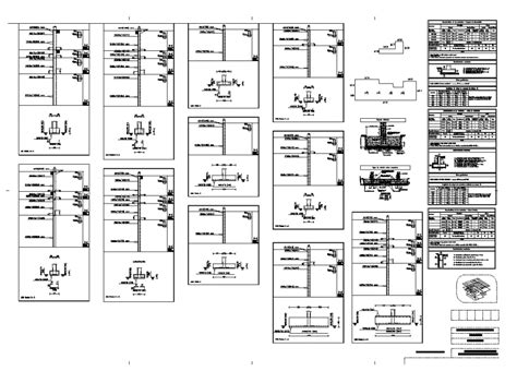 Column Detail Elevation 2d View Layout Cad Structure Layout File Cadbull