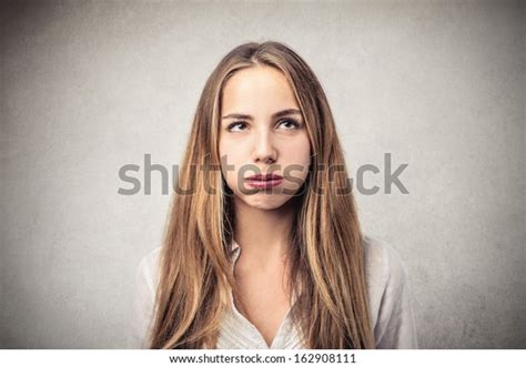 Portrait Bored Woman Stock Photo 162908111 Shutterstock