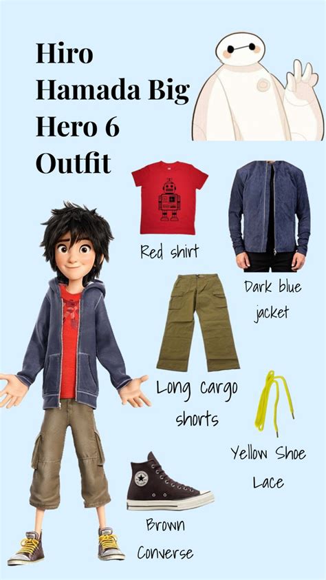 Hiro Hamada From Big Hero 6 Outfit Perfect For Disneybounding Or A Halloween Costume