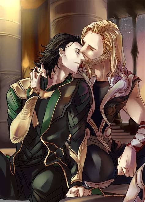 Thorloki Kiss Even A Slight Touch A Slight Kiss Theyre All My