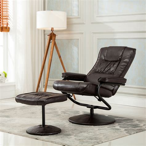 New Executive Faux Leather Seat Chair Recliner Swivel Furniture With