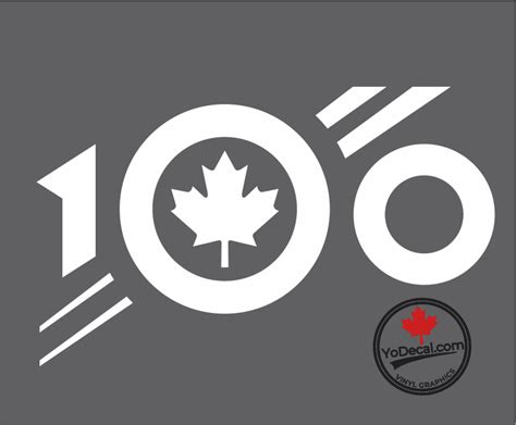 Rcaf 100th Anniversary Official Logo Vinyl Decal Sticker