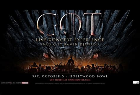 Live Concert Experience • Game Of Thrones • Music By Ramin Djawadi Hollywood Bowl Hollywood Bowl