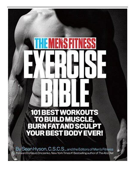 Pdf Download The Mens Fitness Exercise Bible 101 Best Workouts To
